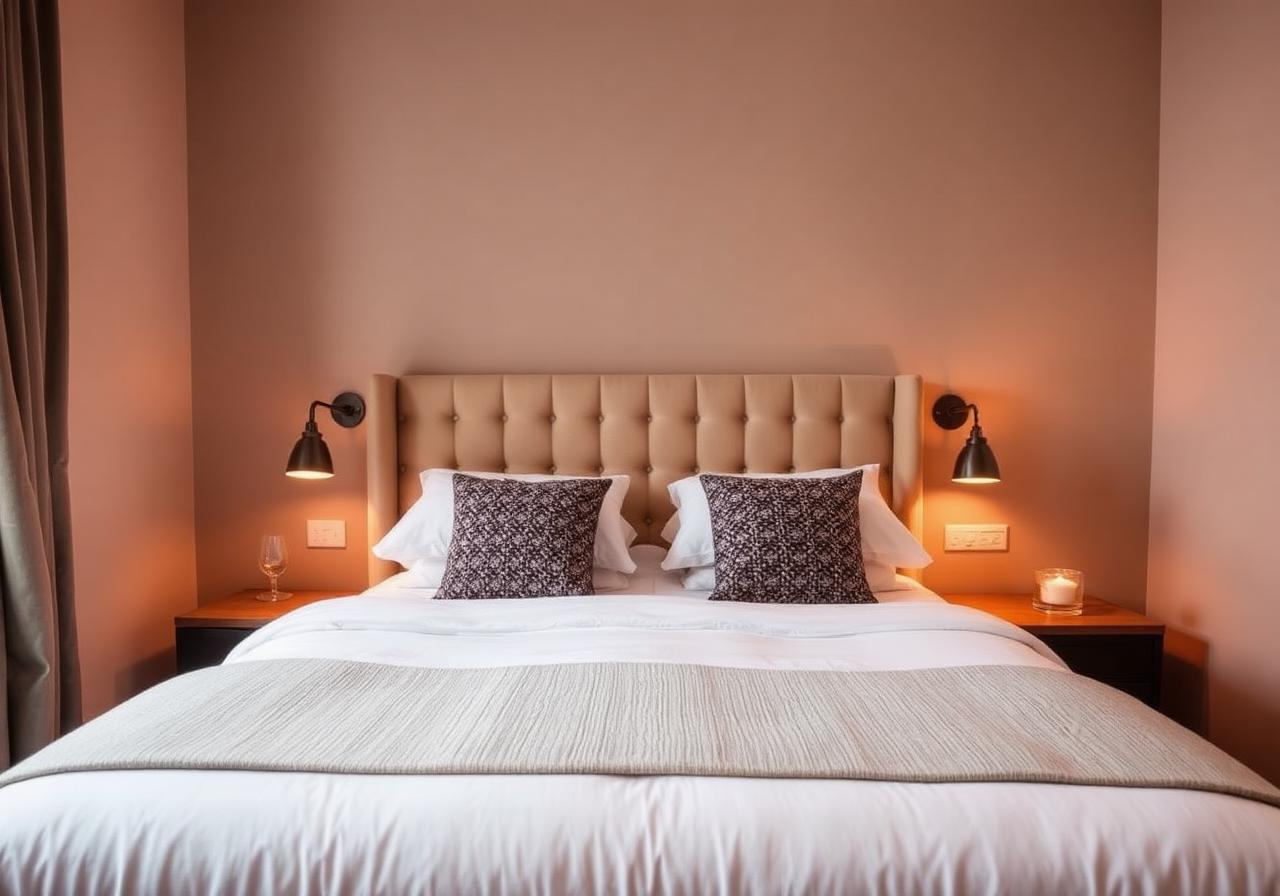 Aquabello B&B slaapkamer met dubbel bed