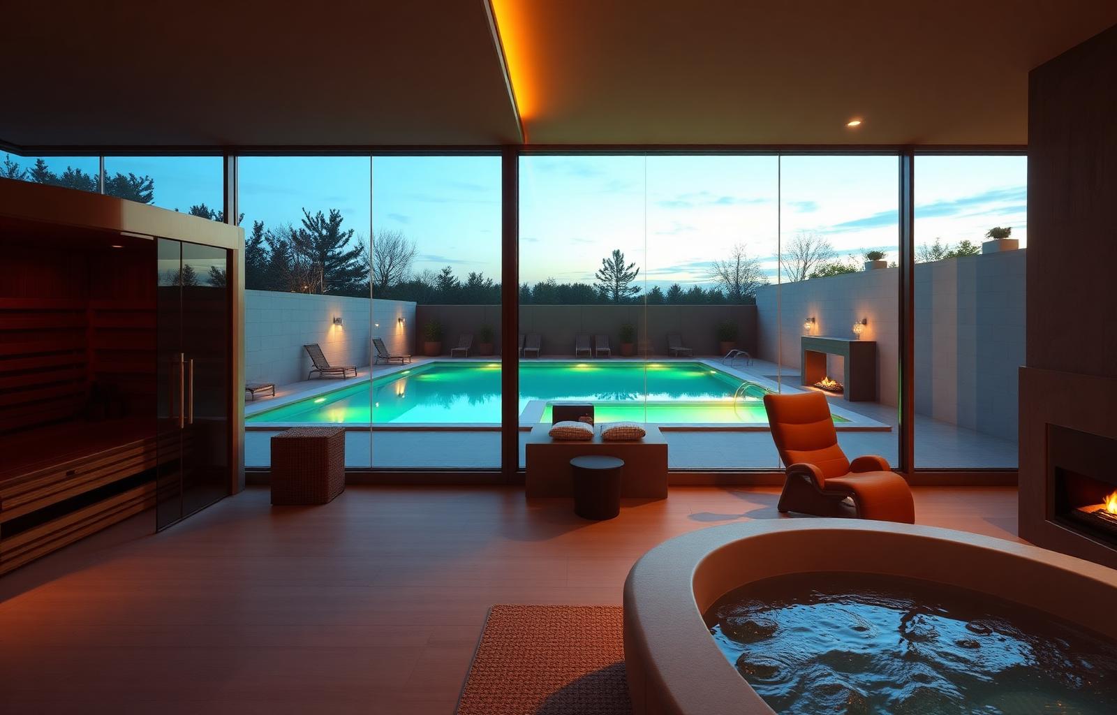 Unit 2 — Privé sauna met buitenzwembad